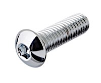 Buttonhead Socket Screws Chrome-plated