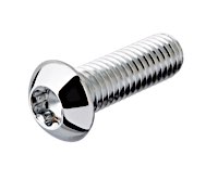 Buttonhead Torx Screws Chrome-plated