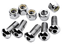 Brake Rotor Bolts for 3/8” Holes with Flat Counterbore