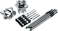 S&S Tappet Guides and Quickee Pushrods for Shovelhead
