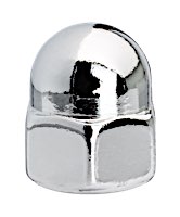 Acorn Nuts Chrome-plated