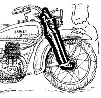 Horquillas Springer para Singles A/B 1926-1934, 45”/750 cc 1929