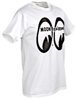 MOON T-Shirts weiß mit großem Logo