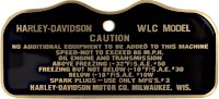 Placas de advertencia WLA/WLC