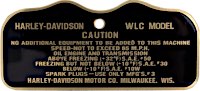 Caution Plates WLA/WLC