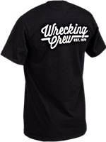Wrecking Crew T-Shirts Black - White Print