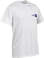 Cannonball T-Shirts White - Blue Print