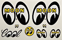 Mooneyes Stickers Set