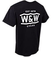 W&W Brand Pocket T-Shirts Black