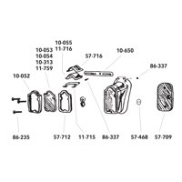 Replacement Parts for Tombstone Taillights 1947-1954