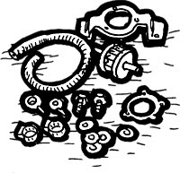 Carburetor and Injection - Carburetor, Manifold and Air Cleaner Mounts