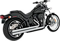 Sistemas de escape 2-2 Big Shots Long de Vance & Hines