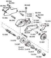 Starterwelle und Gehäuse Sportster →1980