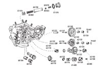 Pièces carter-moteur côté distribution Big Twins OHV 1936-1953