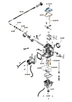 Ersatzteile für Mikuni HS40 Vergaser