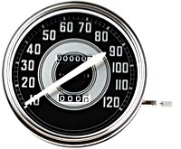 1941-1946 Style Fat Bob Speedometer