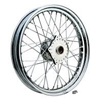 Front Wheels with 1974-77-Type Single Flange Narrow Hub and Drop Center Steel Rim