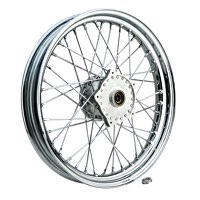 Front Wheels with 1974-77-Type Single Flange Narrow Hub and Drop Center Steel Rim