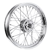 Front Wheels with 1984-99-Type Dual Flange Narrow Hub and Drop Center Steel Rim