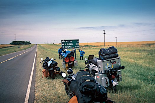 Part 1 - Across Patagonia to Tierra del Fuego on Four Old Harleys