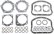 Cometic Gasket Kits for Top End: Panhead 1948-1965