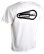 T-shirts Cannonball blanc - motif noir