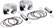 S&S Stock Bore Stroker Pistons for Twin Cams