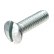 Oval Countersunk Slotted Head Screws Cadmium-plated