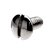 Oval Countersunk Slotted Head Screws Chrome-plated