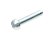 Slotted Round Head Screws Zinc-plated