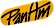 Plaque émaillée PanAm Logo