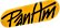 PanAm Logo Enamel Sign