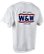 W&W Brand T-Shirts White - Red+Blue Print