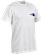 T-shirts Cannonball blanc - motif bleu