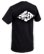 The Cyclery T-Shirts Black - White Print