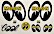 Mooneyes Stickers Set