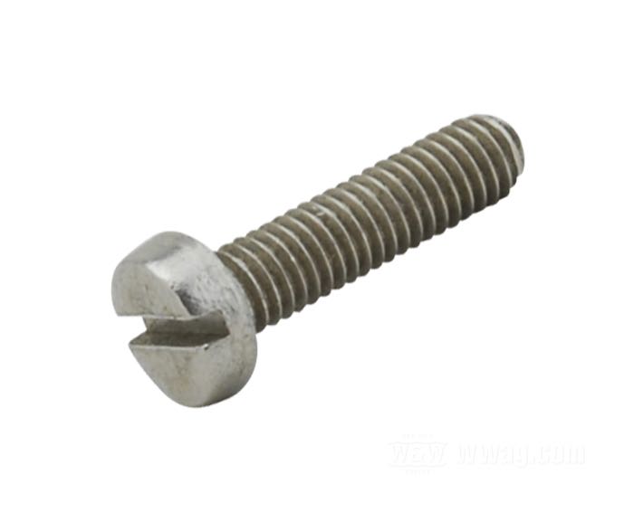 Vis; acier inox; tête cylindrique fendue; filetage: M3 x 0.5; longueur: 12 mm; poids brut: 10 g