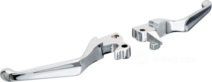 Hand brake/clutch lever »Ergonomic«; fits Sportster 2007-2013; aluminum, chrome-plated; gross weight: 298 g