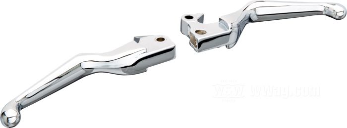 Hand brake/clutch lever »Ergonomic«; fits Sportster 2007-2013; aluminum, chrome-plated; gross weight: 298 g