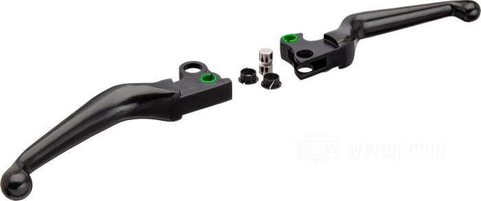 Hand brake/clutch lever »Ergonomic«; fits models 1982-1995; aluminum, black, powder-coated; gross weight: 243 g