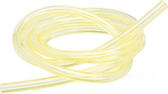Vent and overflow line by Helix; for Butterfly carburetor; polyurethane, yellow / transparent; outer Ø: 1/4 ”; inner Ø: 1/8 ”; gross weight: 27 g