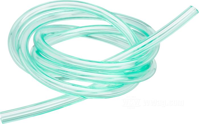 Vent and overflow line by Helix; for Butterfly carburetor; polyurethane, green / transparent; outer Ø: 1/4 ”; inner Ø: 1/8 ”; gross weight: 27 g
