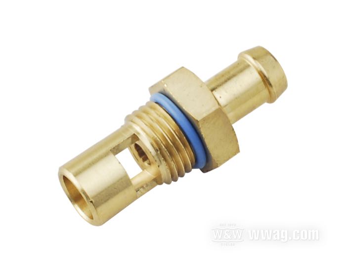 Ventilsitz »Typ C« von S&S; für Schwimmernadelventil; für S&S Super E und G Vergaser; Messing; Gewinde: 1/2”-20; Bruttogewicht: 20 g