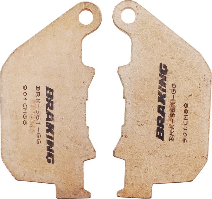 Pastillas de freno de Braking; apropiado para XR 1200 2008→; acero / material de fricción, CM88; posición: trasero; reemplaza OEM HD 42310-08; peso bruto: 300 g