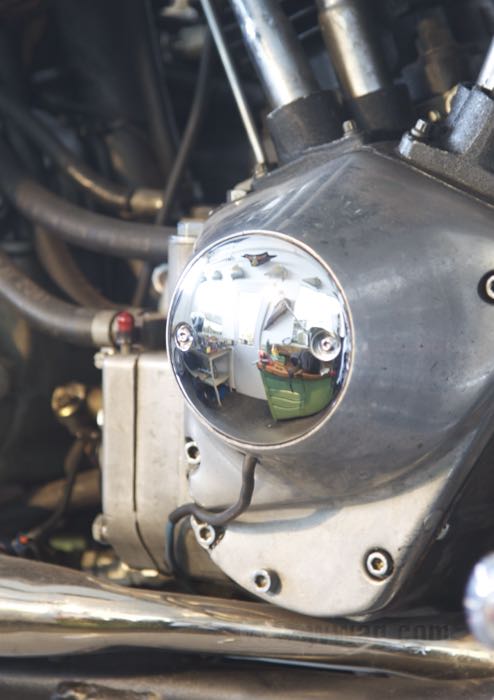 Zündungsdeckel »Domed«; passend für Big Twin 1970-1998, Softail 1999, Sportster 1971-2020; Zink-Druckguss, verchromt; mit Schrauben und Dichtung; ersetzt OEM HD 32584-88T; Bruttogewicht: 130 g