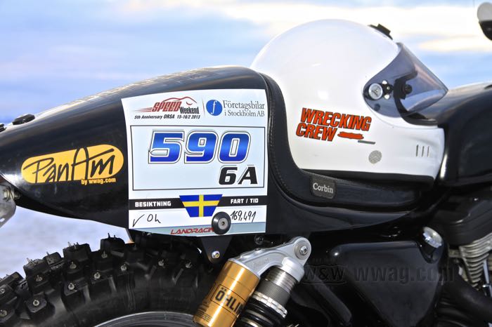 Heckteil »XRTT Road Race« von Storz; passend für Sportster 1986-2003; Fiberglas, mit Sitzpolster; Bruttogewicht: 3.3 kg