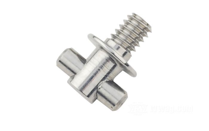 Vis fixation de selle »Pin«; adaptable à modèles 1996→; acier inox; filetage: 1/4”-20; poids brut: 10 g
