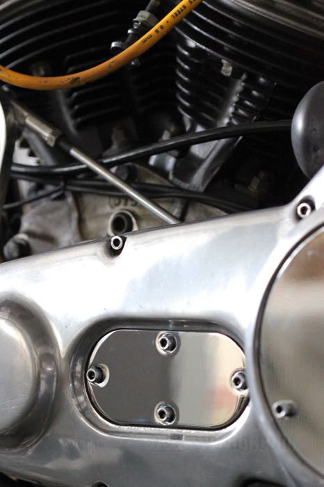 Coperchio ispezione »Standard«; atto per tutti i modelli FL a 4 marce dal 1965 in poi, oltre a FXWG e FXST e tutti gli altri modelli con comandi avanzati; acciaio, cromato; rimpiazza OEM HD 60572-86; peso lordo: 240 g