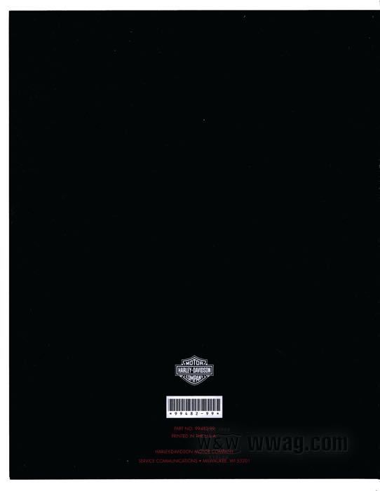 Service manual; fits Evolution Softail 1999; paper; English; replaces OEM HD 99482-99; gross weight: 1.1 kg