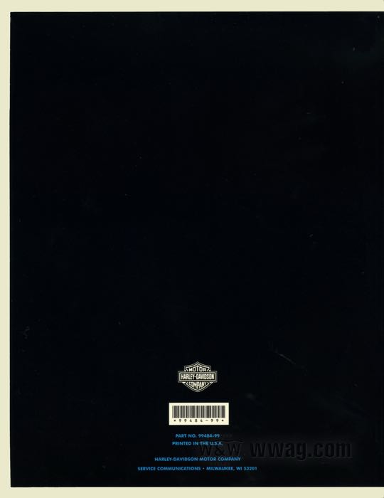 Service manual; fits Evo Sportster 1999; paper; English; replaces OEM HD 99484-99; gross weight: 1.1 kg